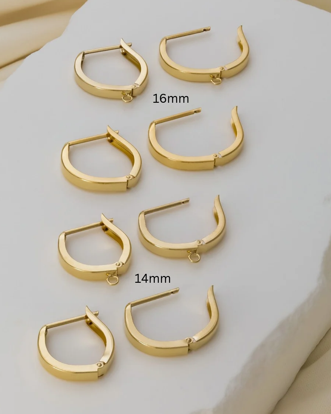 16.0mm Horseshoe Huggie Earring