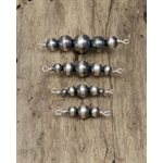 2&3&4mm 5 Oxidized Graduated Bead Connector